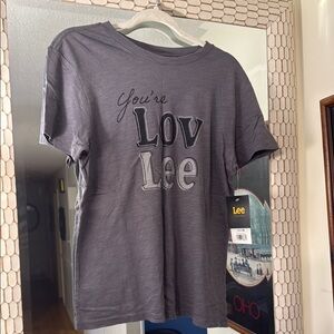 NWT Lee Gray Graphic T-Shirt